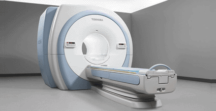 Image: The Vantage Titan 3T open bore system (Photo courtesy Toshiba Medical Systems).